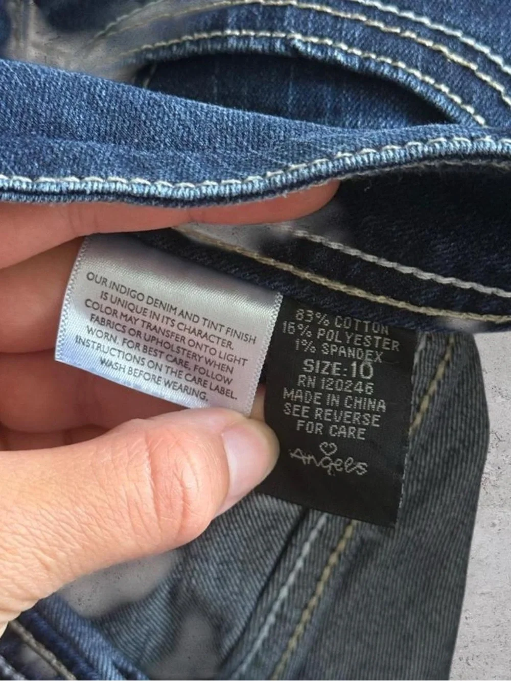 dark wash angels jeans